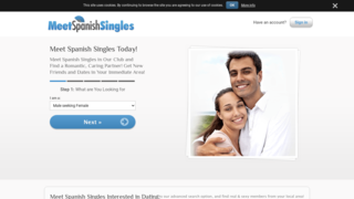 Meet Spanish Singles Homepage Image